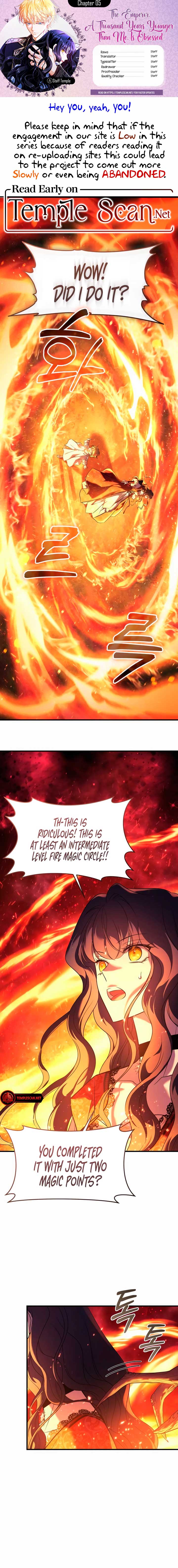 The Emperor, A Thousand Years Younger Than Me, Is Obsessed Chapter 5 53 0