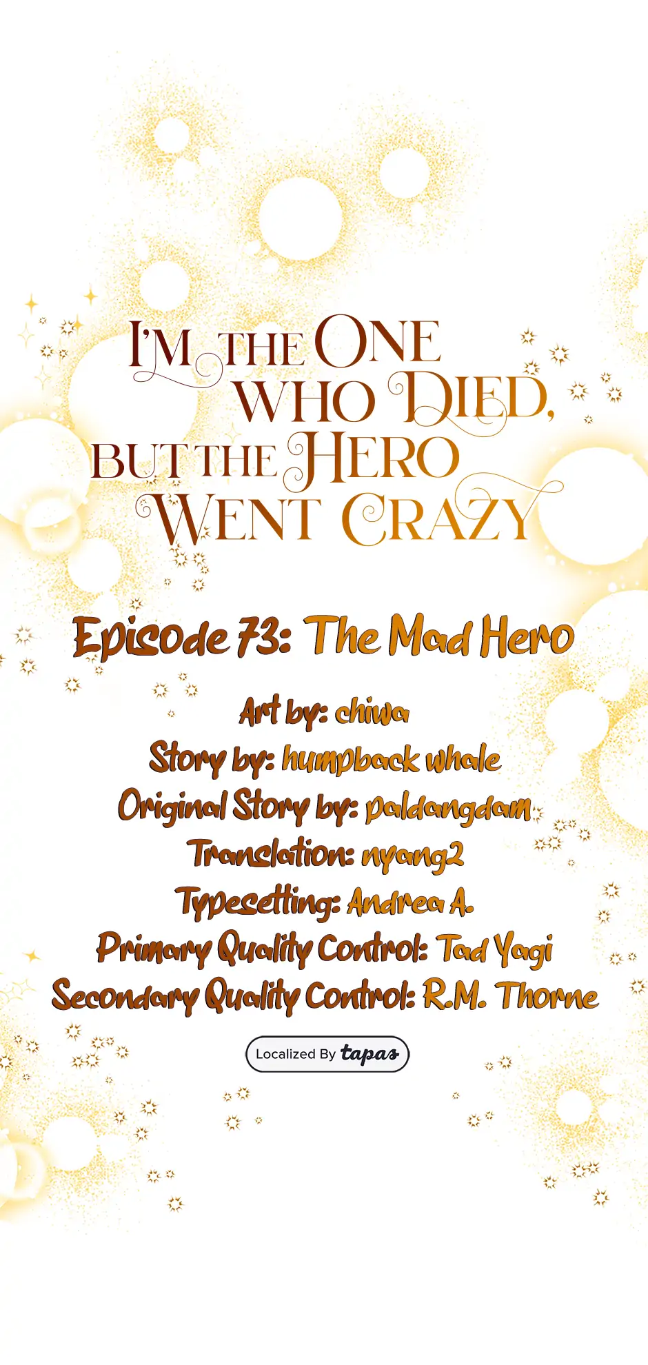 The Hero Went Crazy Even Though I’m the One Who Died Chapter 73 185 ch 73 1
