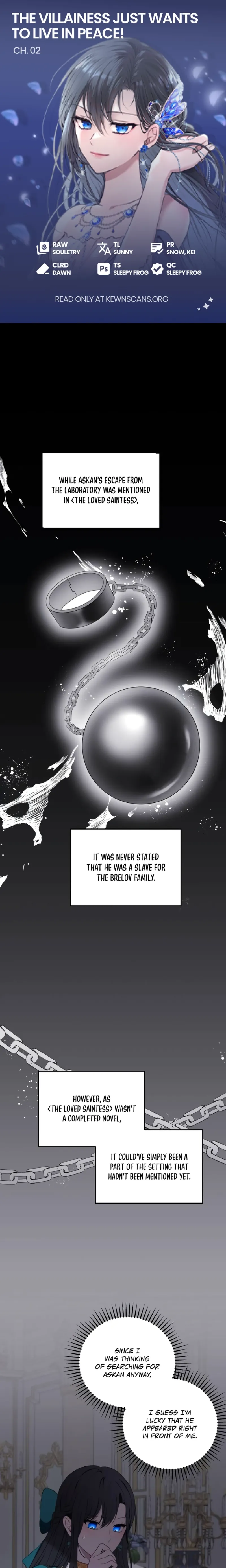 The Villainess Just Wants to Live in Peace! Chapter 2 77 0