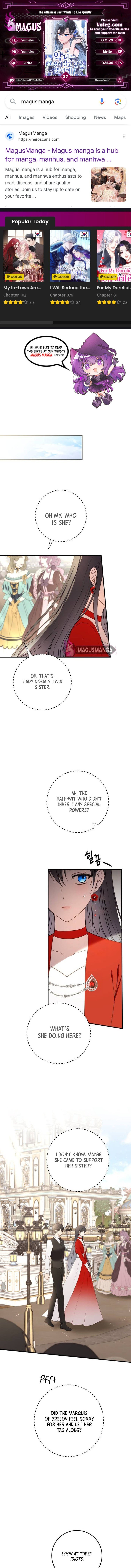 The Villainess Just Wants to Live in Peace! Chapter 27 44 0