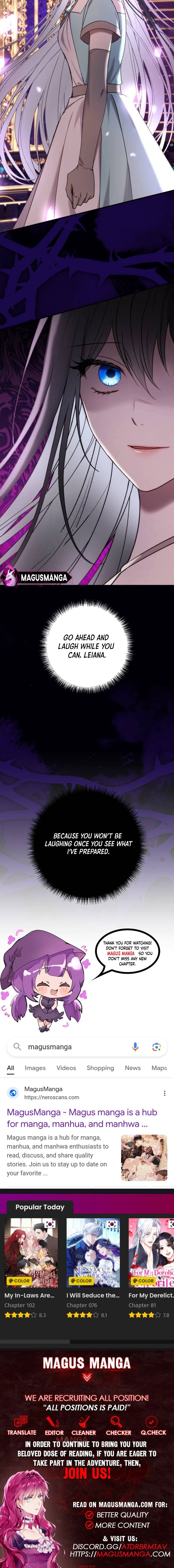 The Villainess Just Wants to Live in Peace! Chapter 27 55 11