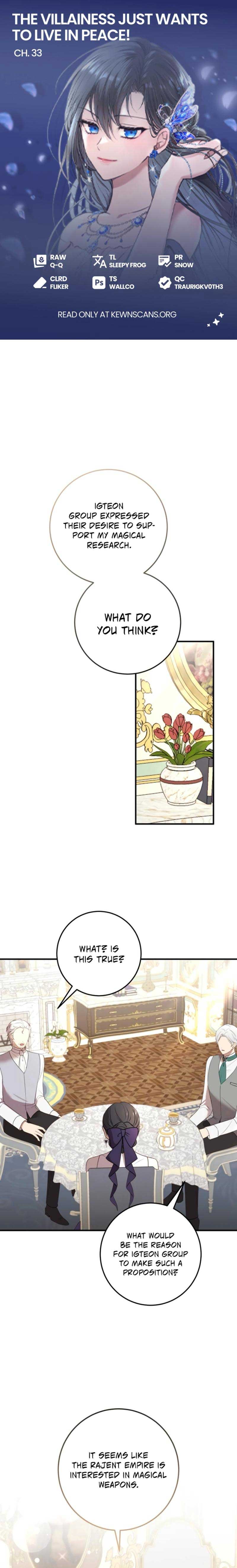 The Villainess Just Wants to Live in Peace! Chapter 33 83 7