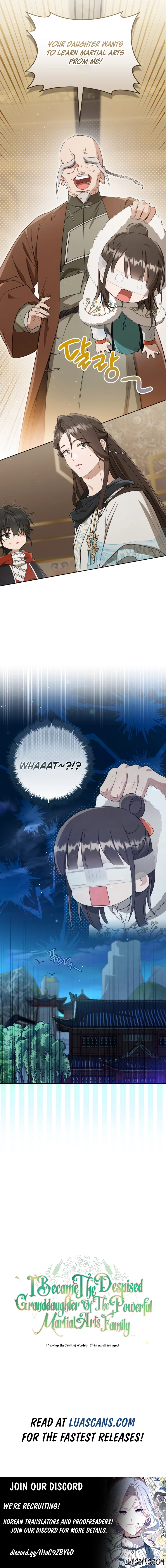 I became the Despised Granddaughter of the Powerful Martial Arts Family Chapter 59 67 15