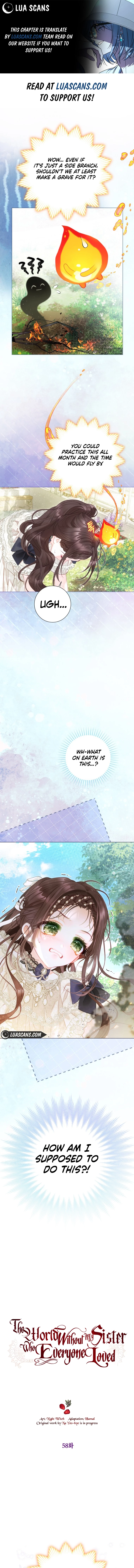 The World Without My Sister Who Everyone Loved Chapter 58 53 0