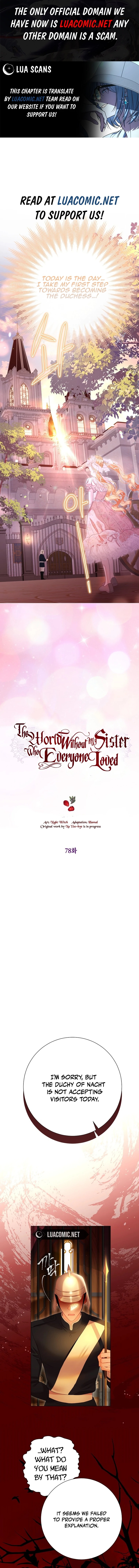 The World Without My Sister Who Everyone Loved Chapter 78 62 ch 78 1