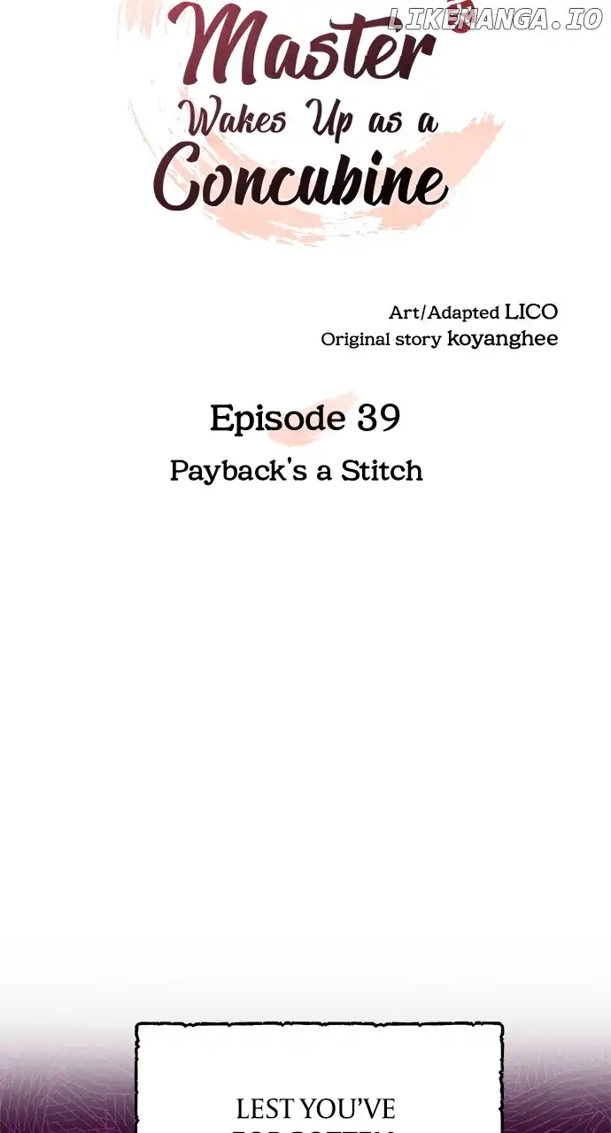 A Master, Who Woke up as a Concubine Chapter 39 309 14