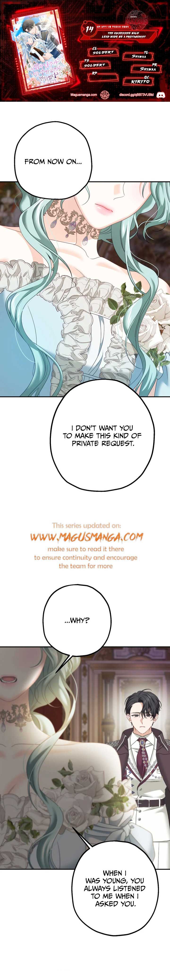 The Obsessive Male Lead Made Me The Female Lead Chapter 14 56 0